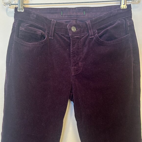 J Brand dark purple skinny corduroy pants sz 27 - Picture 5 of 12